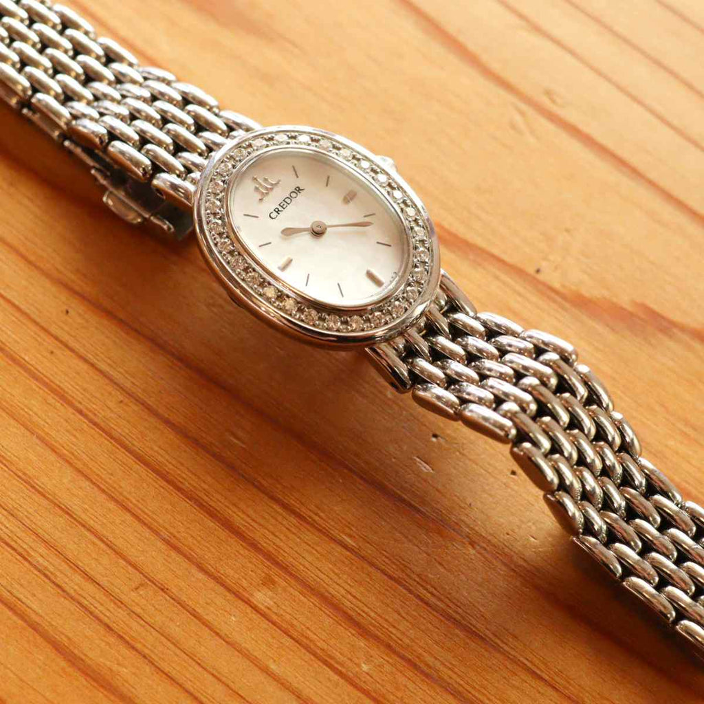 【新品電池交換　美品】SEIKO セイコー　クレドール 腕時計　レディース