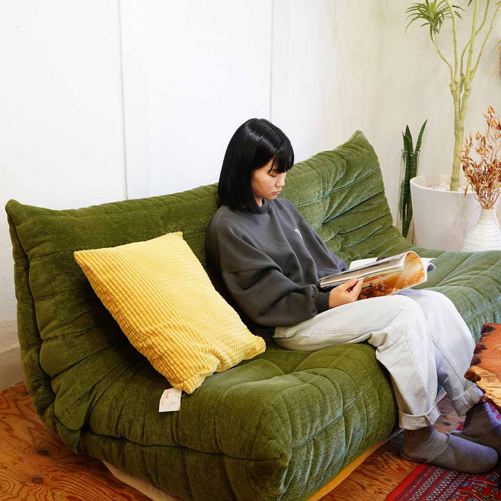 リーンロゼ トーゴ 3人掛けソファ - 東京都の家具