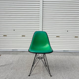 ハーマンミラー /  Herman Miller サイドシェルチェア 2nd グリーン ナウガレザー エッフェルベース チャールズ＆レイ・イームズ ヴィンテージ