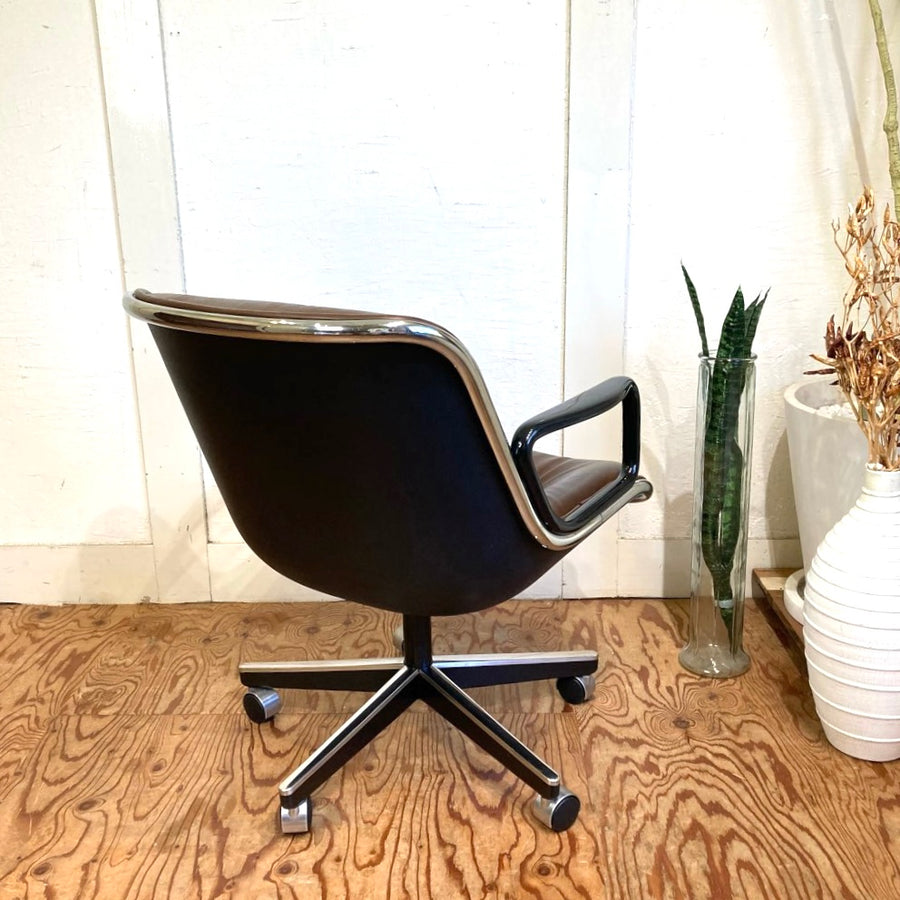 ノル / Knoll ポロックチェア / Pollock Exective Chair 5スターベース ブラウン ヴィテージ 中古 オフィス –  RESTYLE