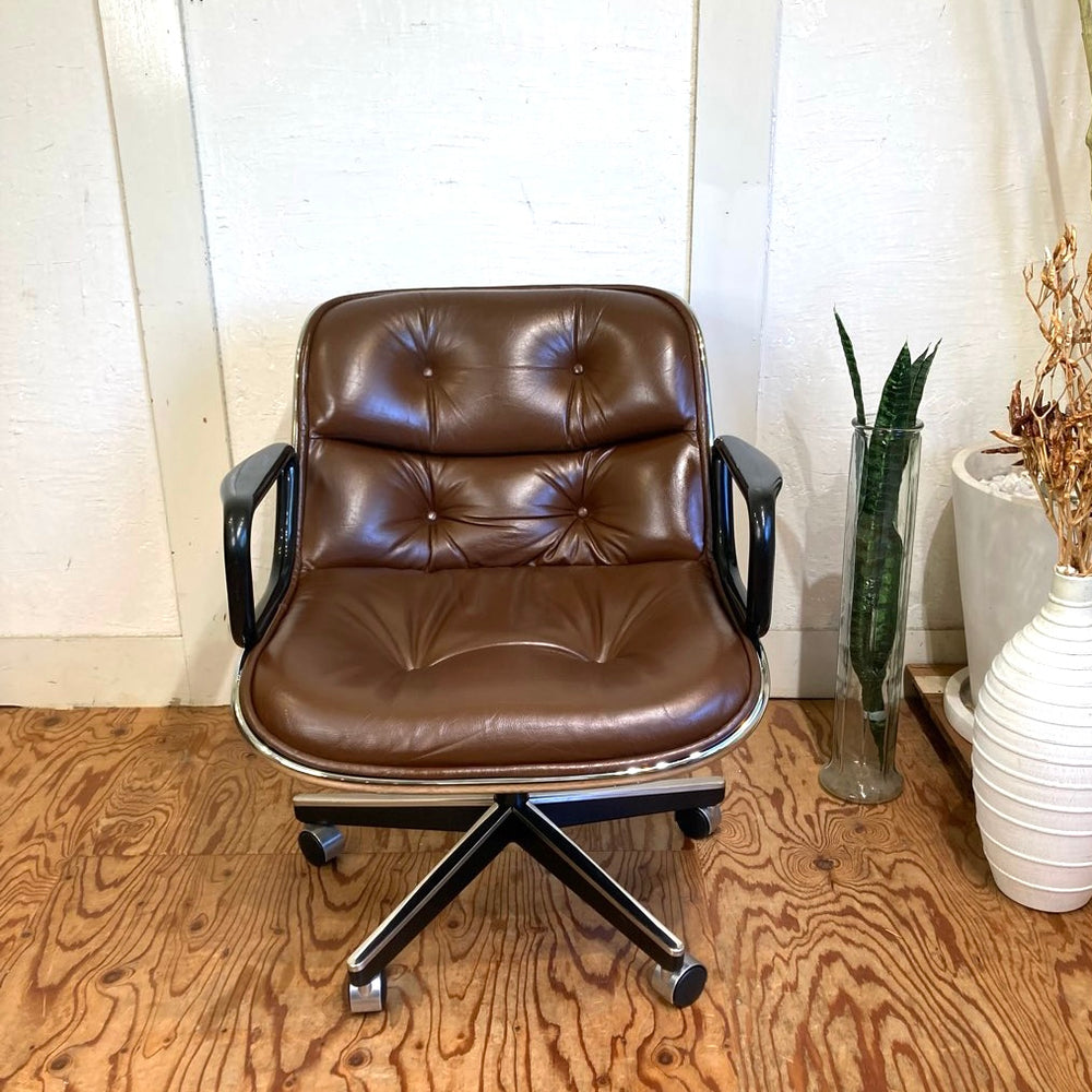 ノル / Knoll ポロックチェア / Pollock Exective Chair 5スターベース ブラウン ヴィテージ 中古 オフィス –  RESTYLE