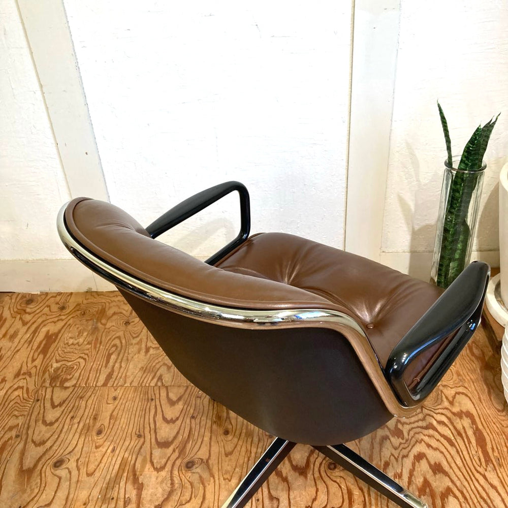 ノル / Knoll ポロックチェア / Pollock Exective Chair 4スターベース ブラウン ヴィテージ 中古 オフィス –  RESTYLE