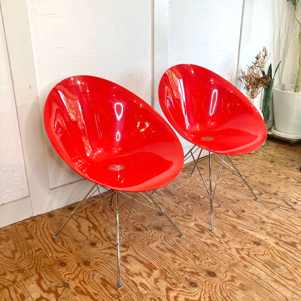 カルテル / Kartell エロエスチェア / Ero|S| 4本脚 フィリップ・スタルク レッド 中古 赤 派手 モダン – RESTYLE