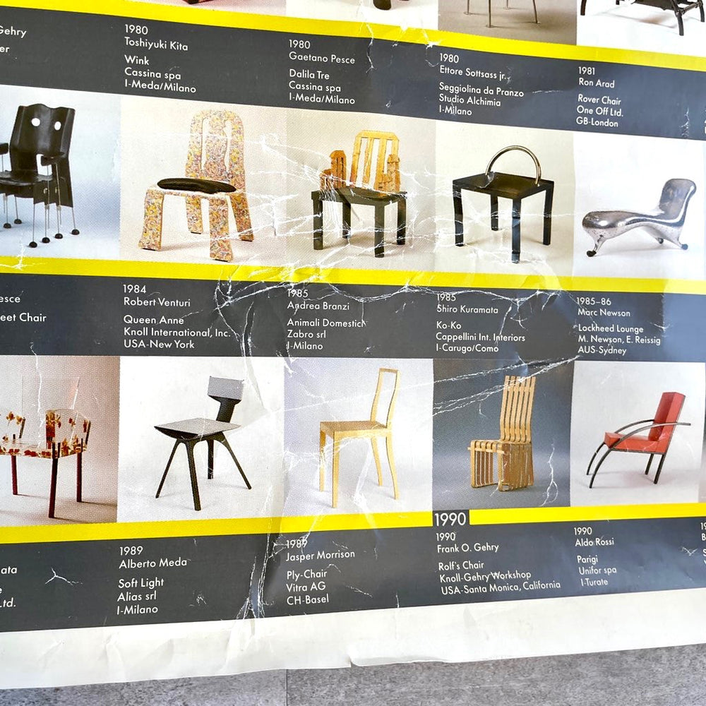 ヴィトラ / Vitra Design Museum The Chair Collection ポスター ヴィンテージ 中古 84×119 枠無し ポスターのみ – RESTYLE