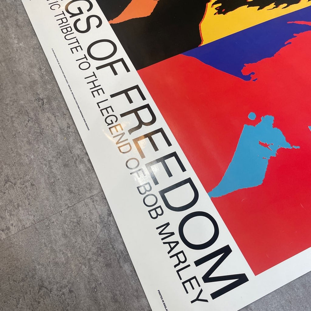 ボブマーリー 「SONGS OF FREEDOM」ポスター ヴィンテージ 64×90 枠無し ポスターのみ – RESTYLE