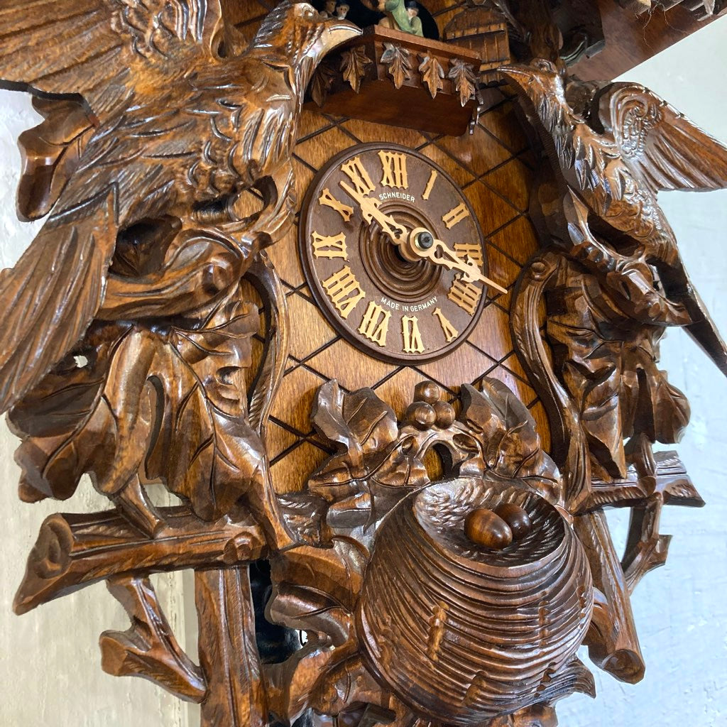 アントン・シュナイダー / Anton Schneider 鳩時計 振り子時計 機械式