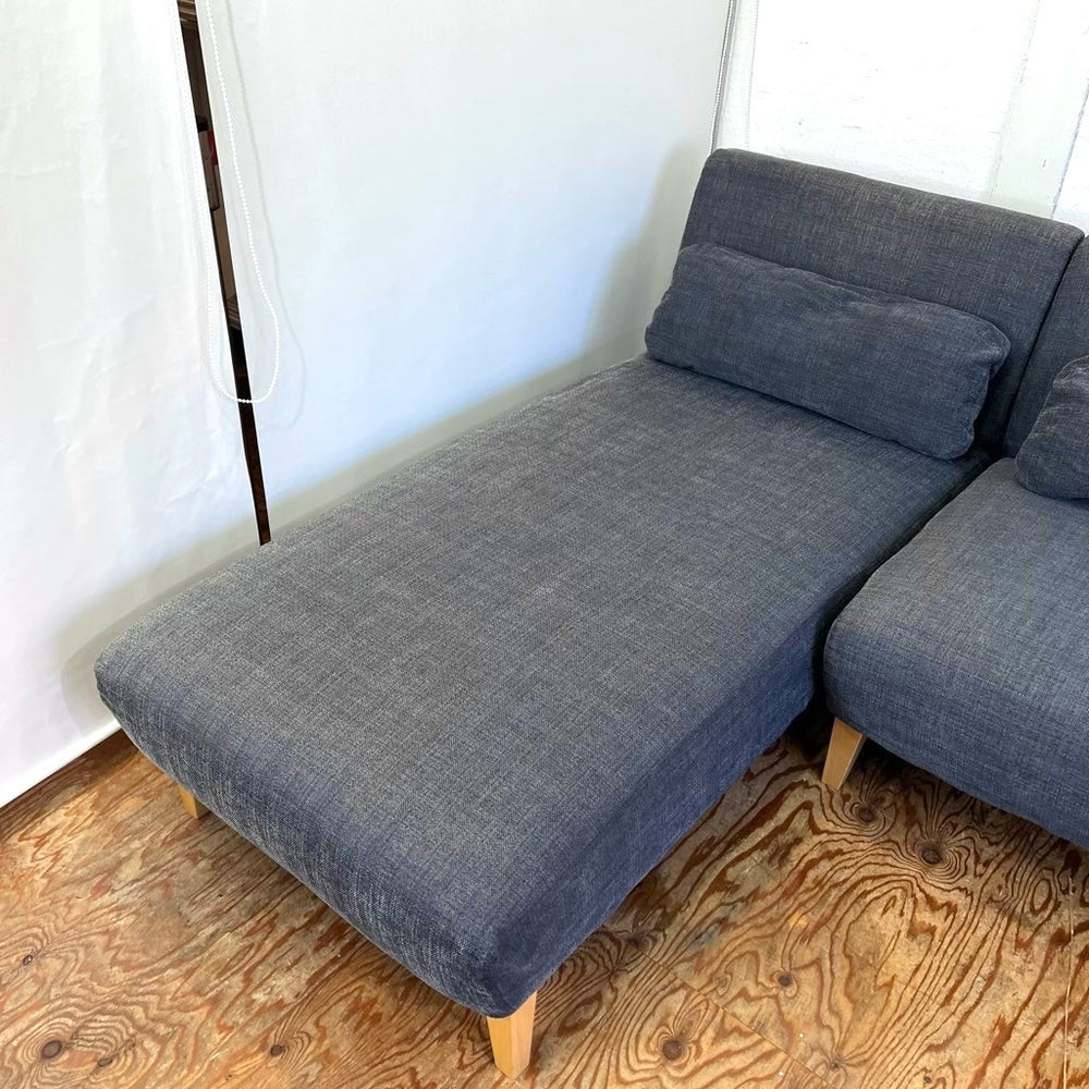 フランネルソファ / FLANNEL SOFA マロンカウチソファ グレー 中古 アームレス 大人数 寝ころぶ リビング – RESTYLE