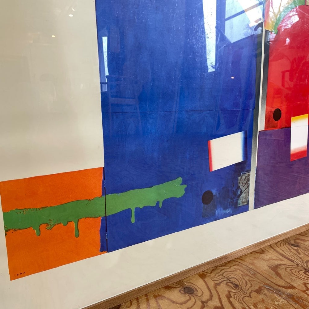 ジャスパージョーンズ/Jasper Johns ポスター 1964-1965 155×73 木枠 ヴィンテージ 中古 ネオダダ ポップアート –  RESTYLE