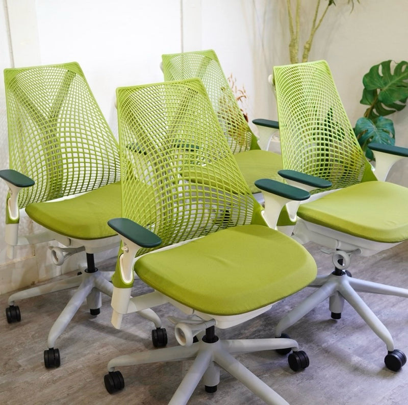 ハーマンミラー / HermanMiller セイルチェア / Sayl Chairs オフィスチェア イヴ・ベアール 中古 グリーン –  RESTYLE