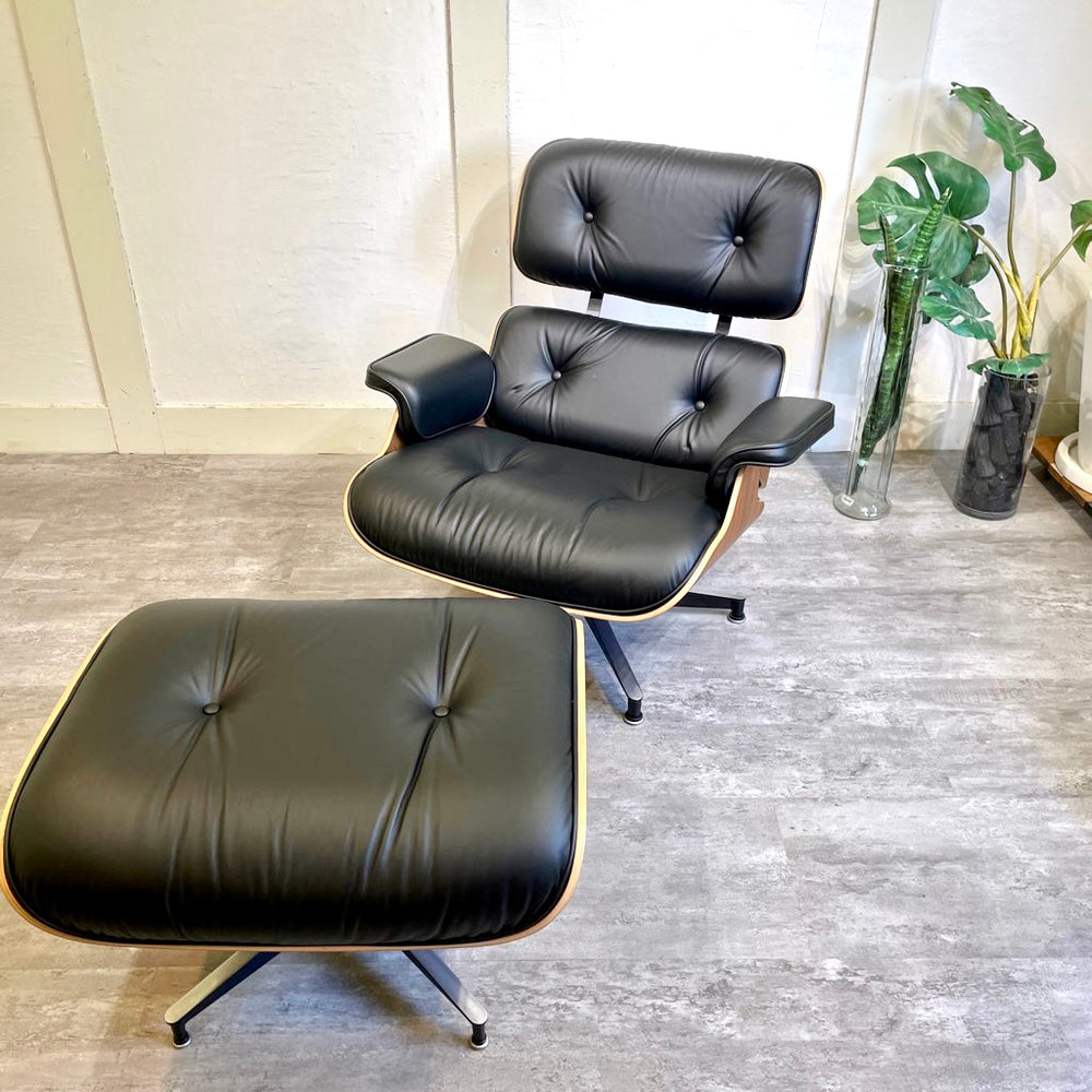 イームズ ラウンジチェア&オットマン Herman Miller ハーマンミラー チャールズ＆レイ・イームズ 中古 美品 名作 – RESTYLE