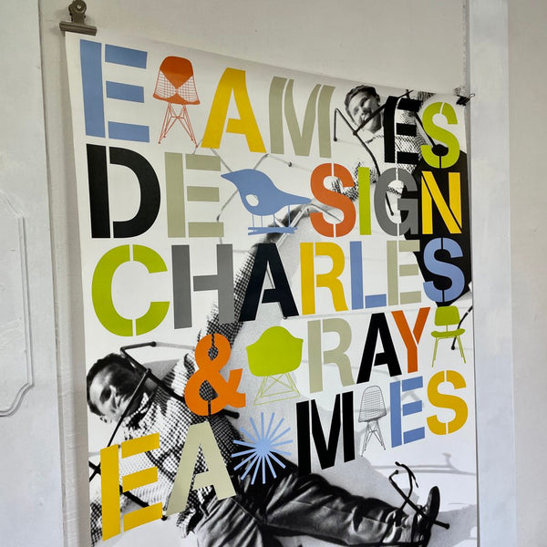 イームズ / Charles＆Ray Eames 展覧会ポスター ヴィンテージ  72×103 枠無し B1サイズ ポスターのみ