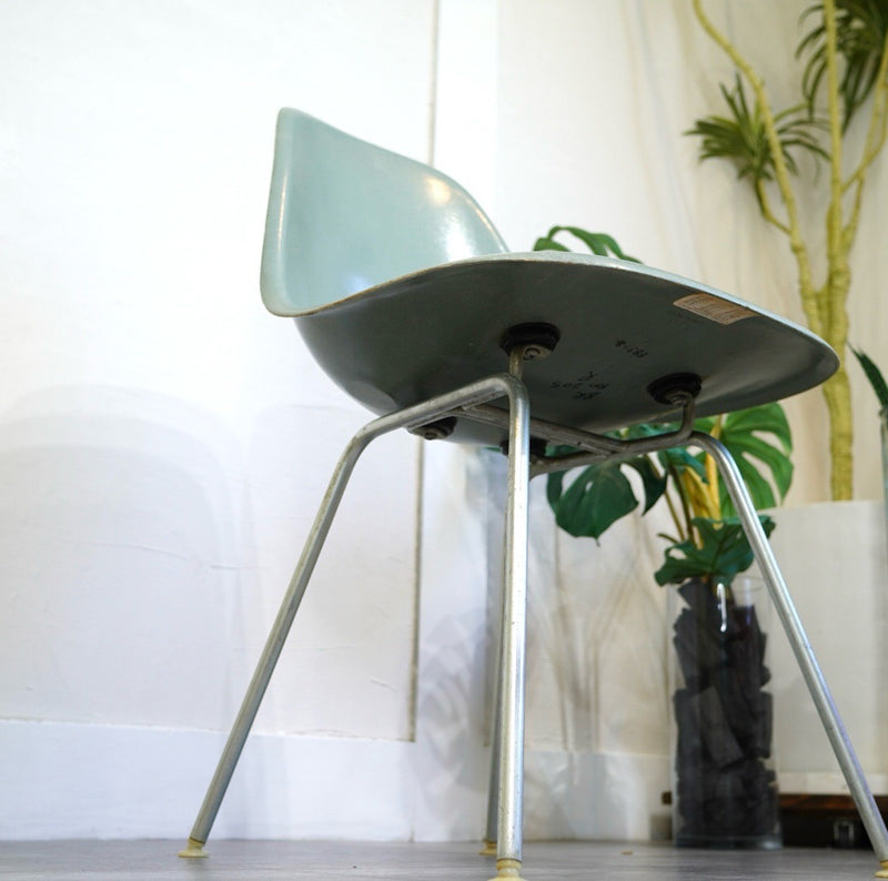 ハーマンミラー Herman Miller サイドシェルチェア 2nd Hベース チェアパッド付 Sea form green light  ヴィンテージ – RESTYLE