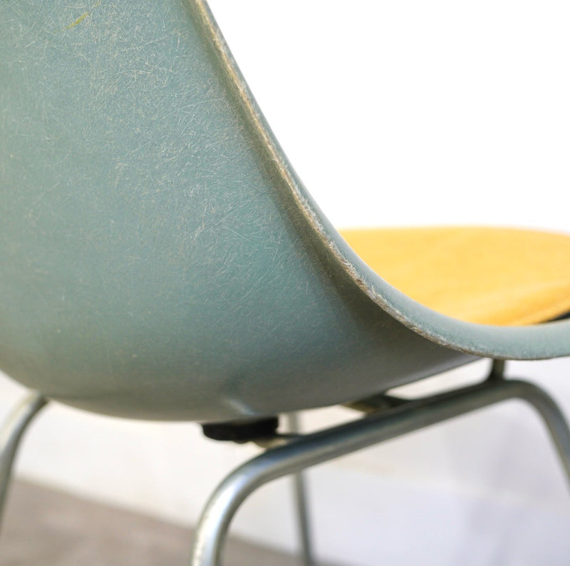 ハーマンミラー Herman Miller サイドシェルチェア 2nd Hベース チェアパッド付 Sea form green light  ヴィンテージ – RESTYLE