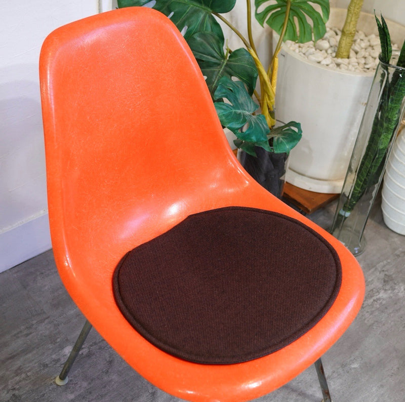 ハーマンミラー / Herman Miller サイドシェルチェア 2st Hベース チェアパッド付 Red Orange(salmon pink)  ヴィンテージ