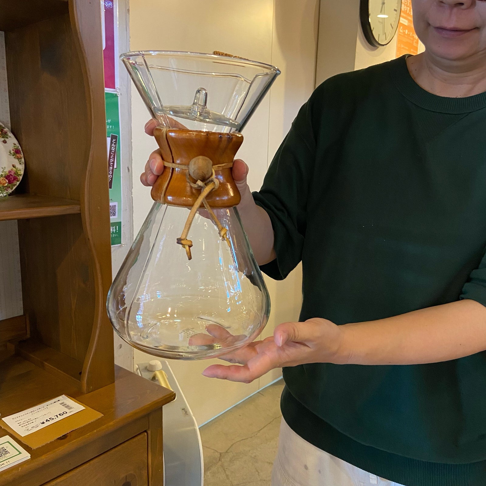 ケメックス / CHEMEX コーヒーメーカー CM-4 フィルター・取扱説明書付 ヴィンテージ 中古 ガラス オールドケメックス – RESTYLE