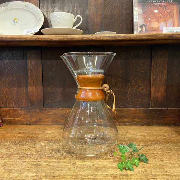 ケメックス / CHEMEX コーヒーメーカー オールドケメックス CM-4 蓋・フィルター・取扱説明書付 ヴィンテージ