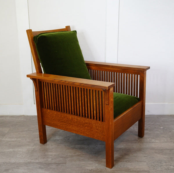 スティックレー / Stickley 1Pソファ グリーン