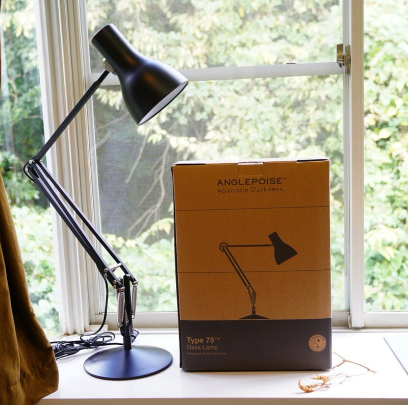 アングルポイズ / ANGLEPOISE TYPE75 デスクランプ ジェットブラック 中古 黒 ライト 照明 英国 卓上 – RESTYLE