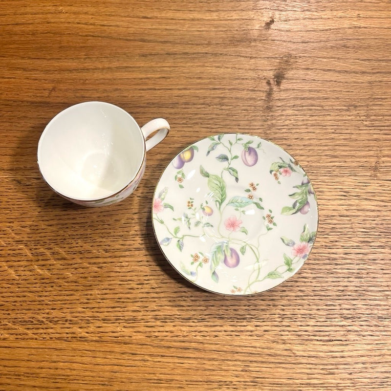 ウェッジウッド / WEDGEWOOD スウィートプラム ティーカップ＆ソーサ 2客セット　