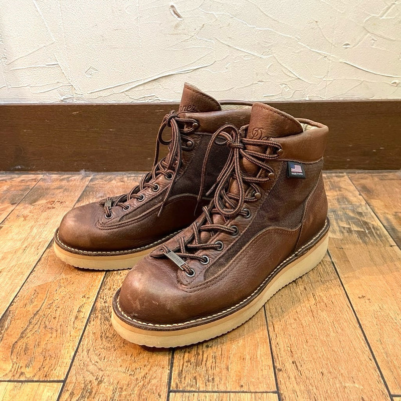 【古着】ダナー / Danrer 33020 ダナーライト2 ブラウン  GORE-TEX 25.5cm マウンテンブーツ 防水