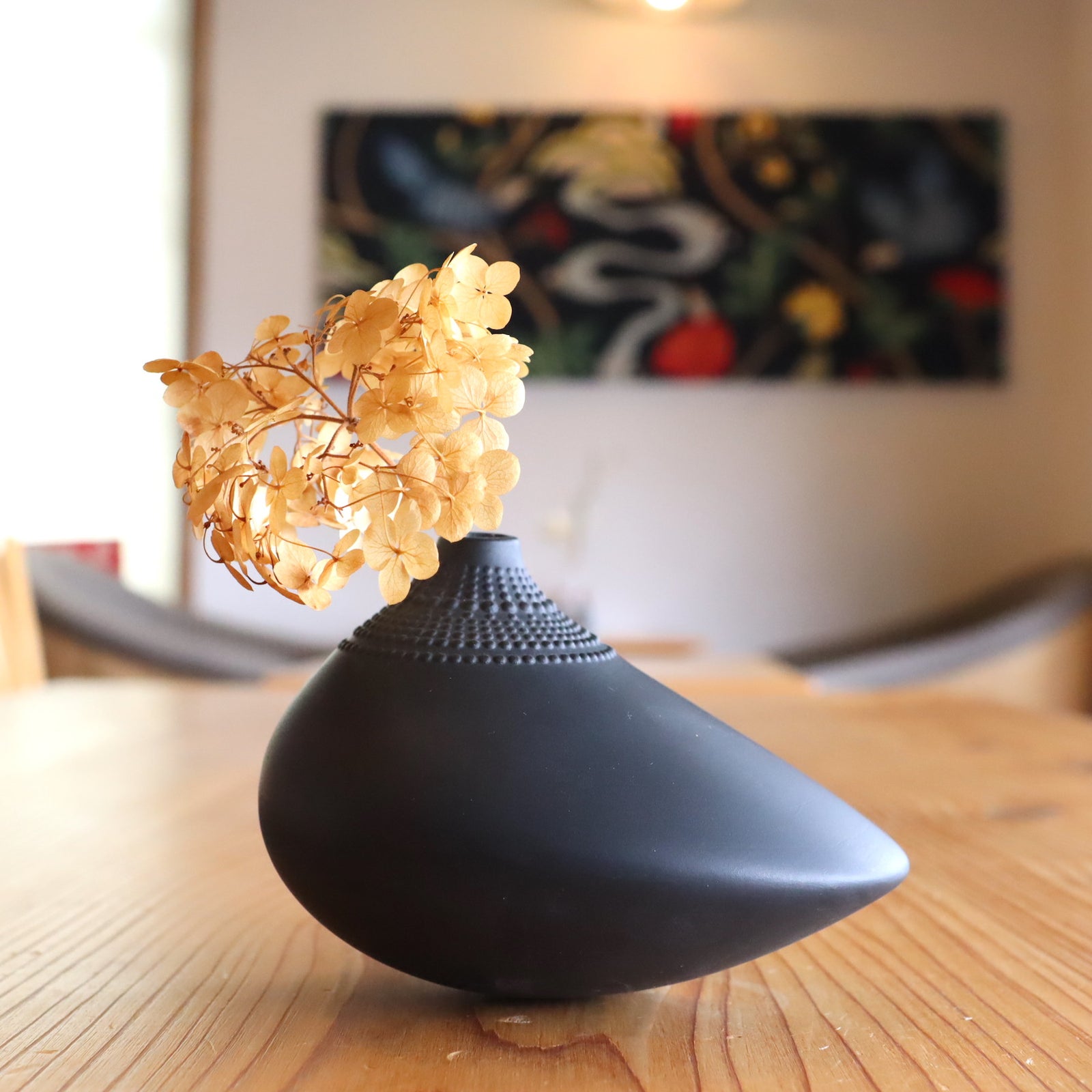 ローゼンタール/Rosenthal ポロ/POLLO BLACK フラワーベース 一輪挿し 中古