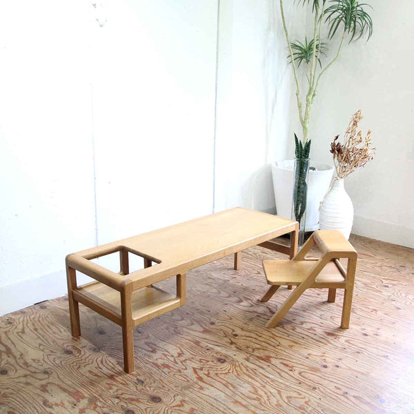 Oji & Design Baby in Table ＋ Step Chair テーブル チェア こども センターテーブル 大治将典 展示品