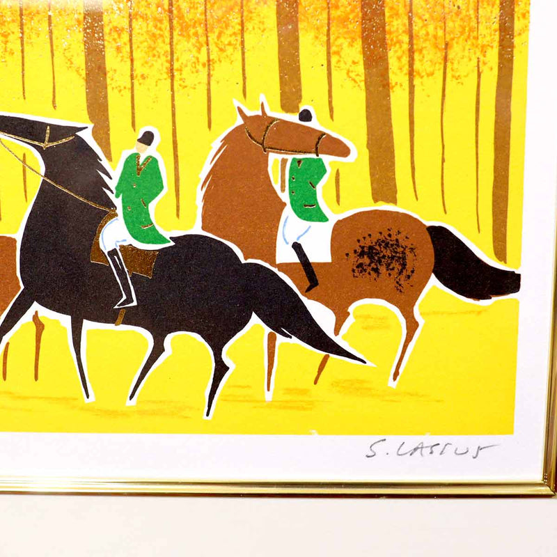 セルジュラシス 乗馬シリーズ リトグラフ 絵画 - 通販 - gofukuyasan.com