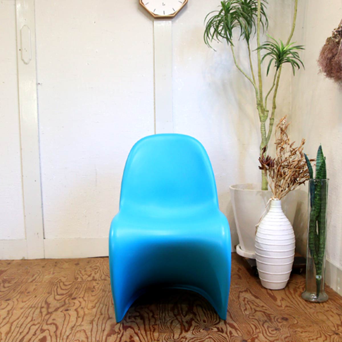 ヴィトラ / Vitra Panton Chair パントンチェア グラシアブルー 中古 名作 椅子 ミッドセンチュリー – Restyle