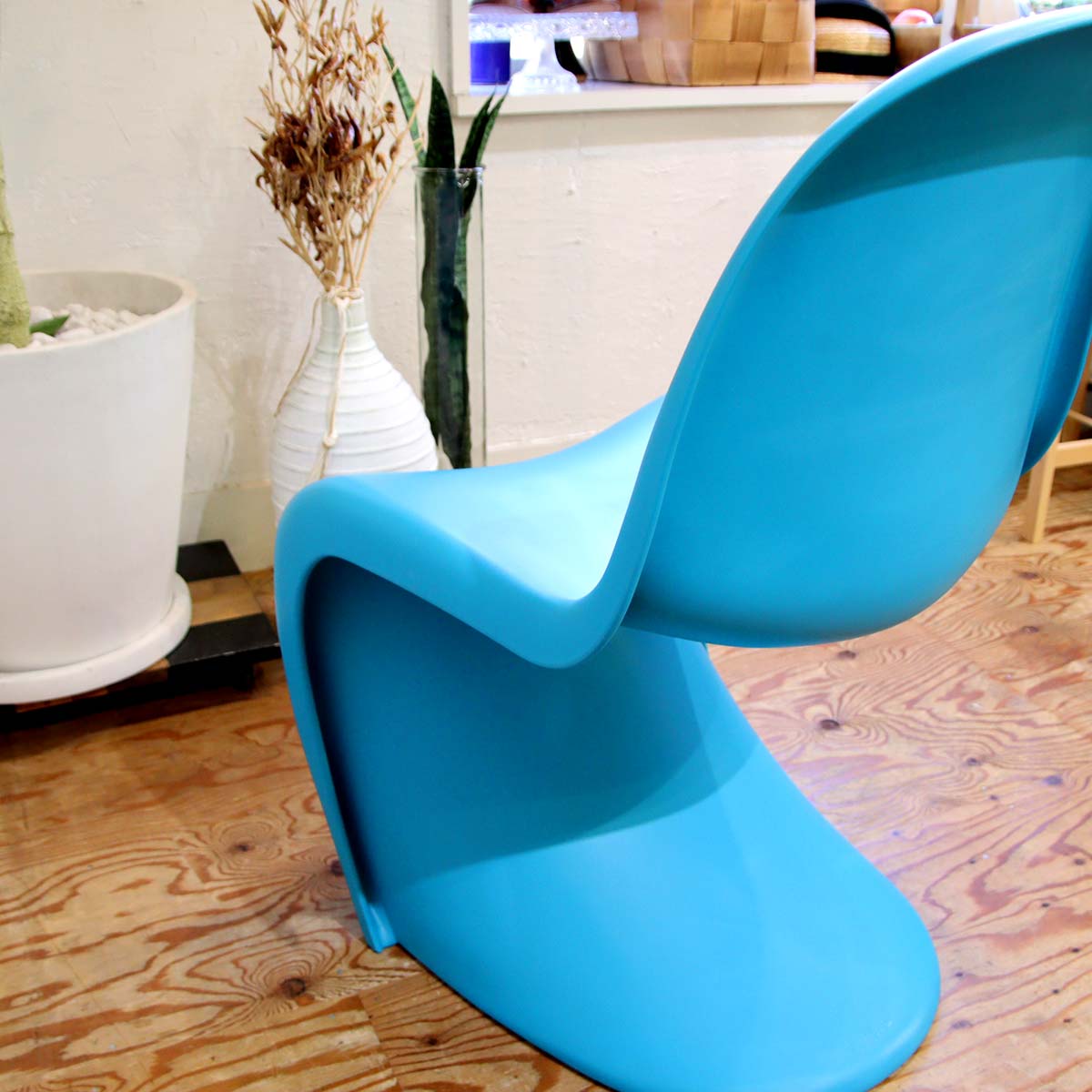 ヴィトラ / Vitra Panton Chair パントンチェア グラシアブルー 中古 名作 椅子 ミッドセンチュリー – RESTYLE