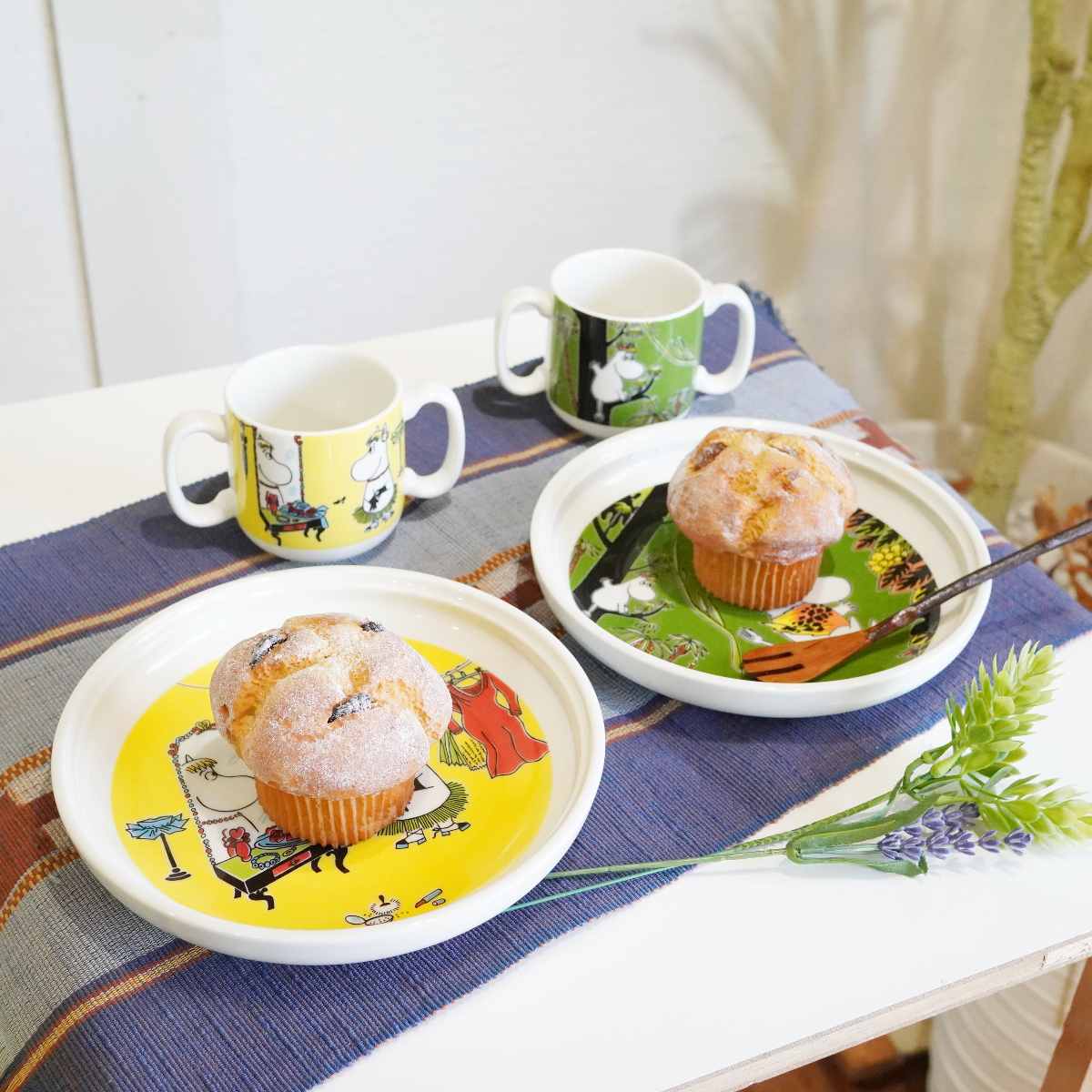 アラビア / ARABIA ムーミン チルドレンセット ロールプレイ プレート＆両手マグ 朝食 子供食器 中古 廃盤 希少 – RESTYLE