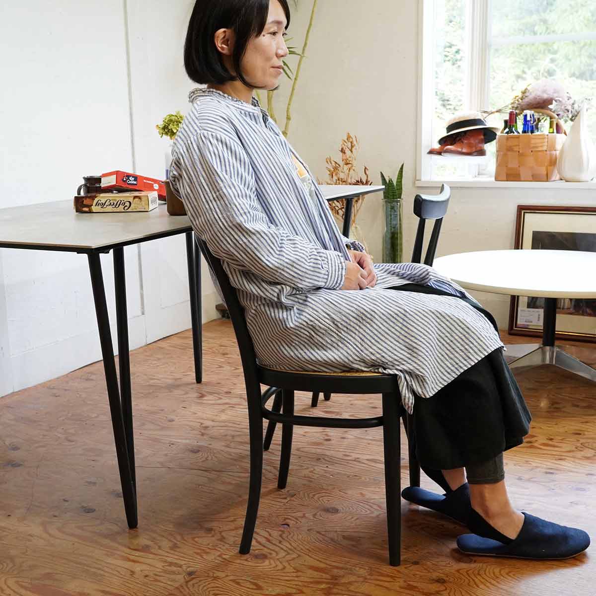 トーネット / THONET 214チェア 曲木椅子 ベントウッドチェア ミヒャエル・トーネット 中古 名作椅子 ブラック 籐 ダイニング –  RESTYLE