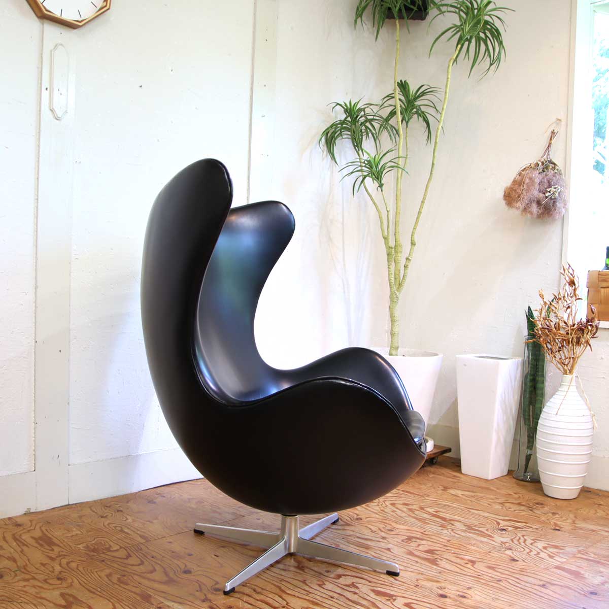 フリッツハンセン / FRITZ HANSEN スワンチェア / SWAN FH3320 アルネ・ヤコブセン ブラック 黒 ヴィンテージ 中古 –  RESTYLE