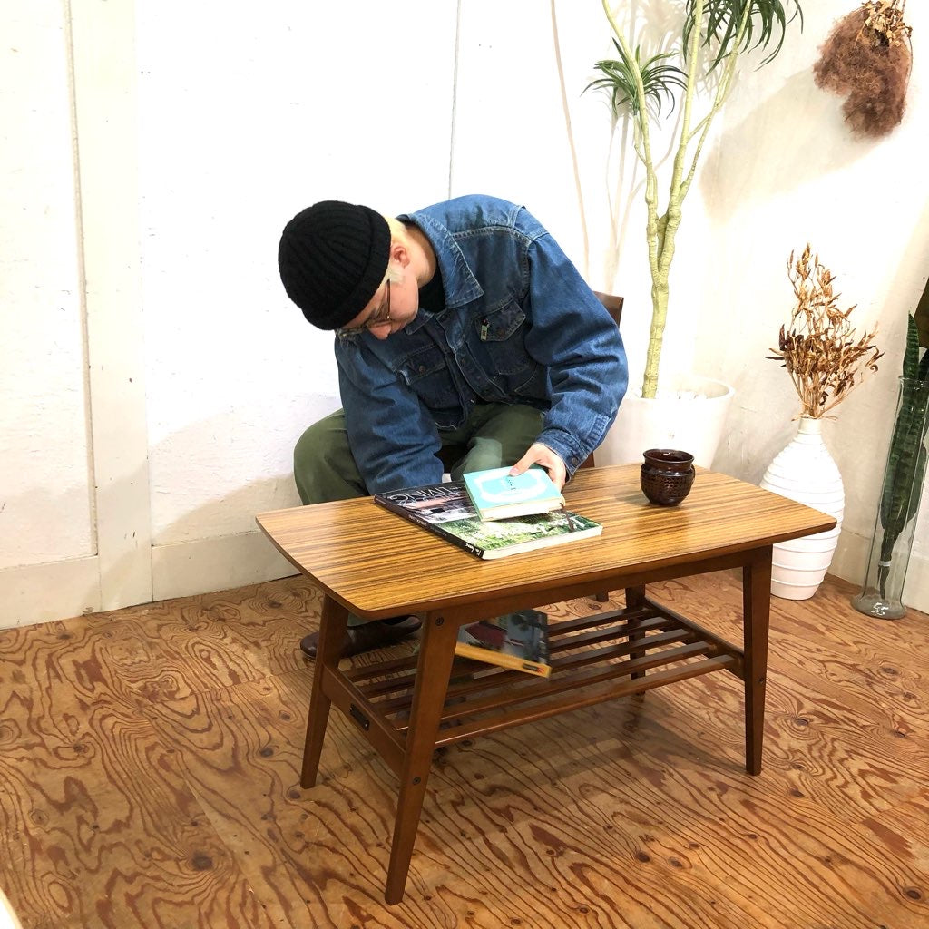 折りたたみテーブルkarimoku・カリモク・和風・座卓テーブル・ロー 