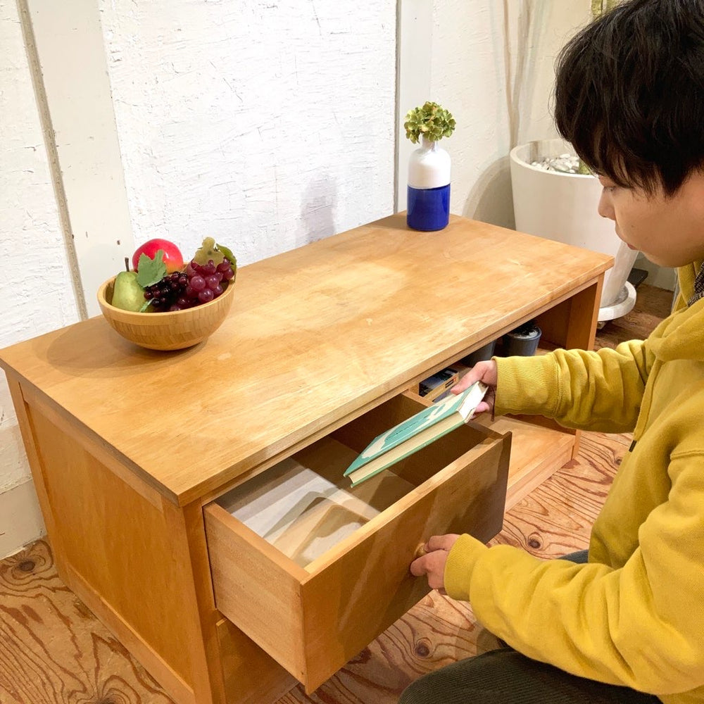 トラックファニチャー / TRUCK FURNITURE テレビボード TVボード メープル 無垢材 コンパクト ナチュラル 特注品 中古 –  RESTYLE