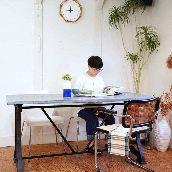 ジャーナルスタンダード ファニチャー / journal standard Furniture ブルージュ ファクトリーテーブル ダイニングテーブル 作業台 中古