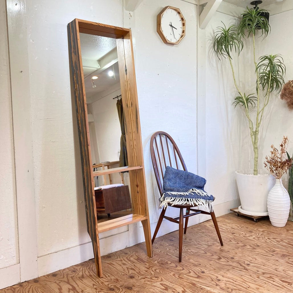 JOURNAL STANDARD FURNITURE OLD ELM MIRROR STAND ひどく ジャーナルスタンダード ファニチャー